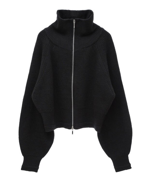 earth music&ecology ＢＩＧカラージップカーディガン Black