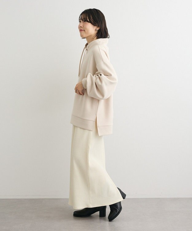 Green Parks ダンボール抜け衿プルオーバー Light Beige