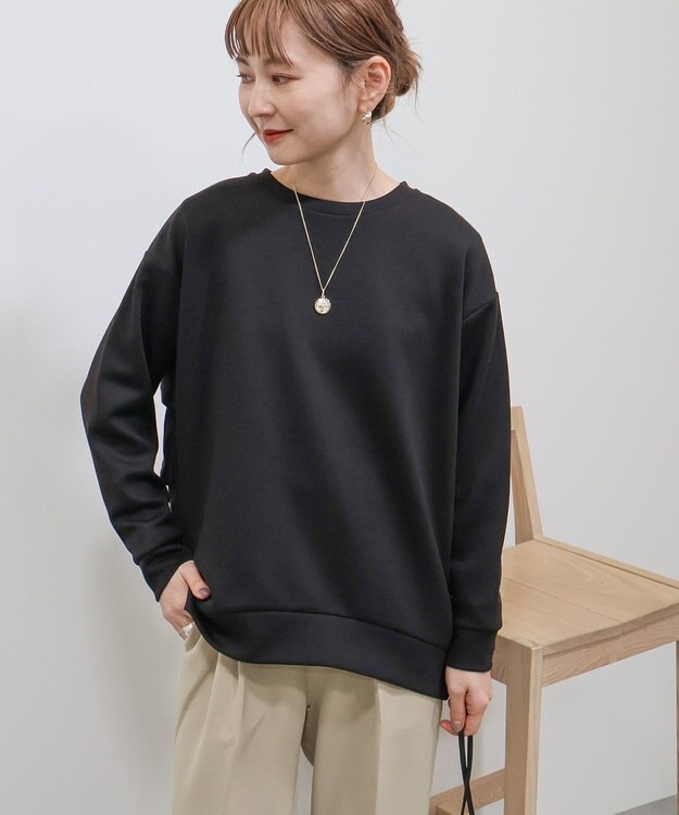 AMERICAN HOLIC 【WEB限定】バックフリルポンチプルオーバー Gray Beige
