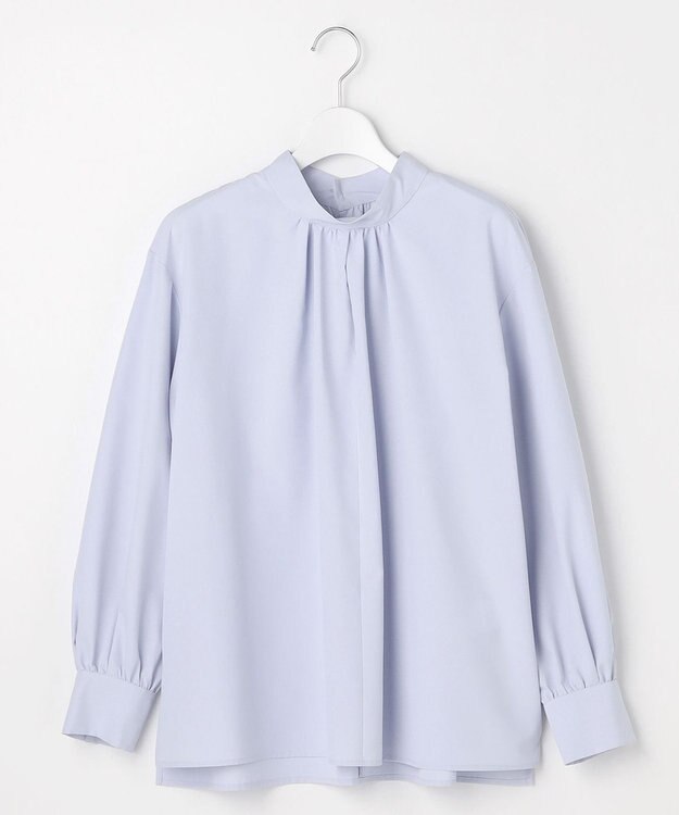 ANY SIS L 【2WAY】リボンギャザー ブラウス スカイブルー系