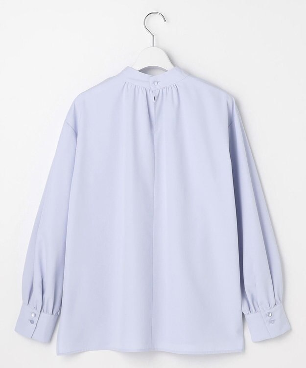 ANY SIS L 【2WAY】リボンギャザー ブラウス スカイブルー系