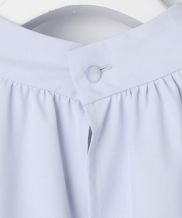 ANY SIS L 【2WAY】リボンギャザー ブラウス スカイブルー系