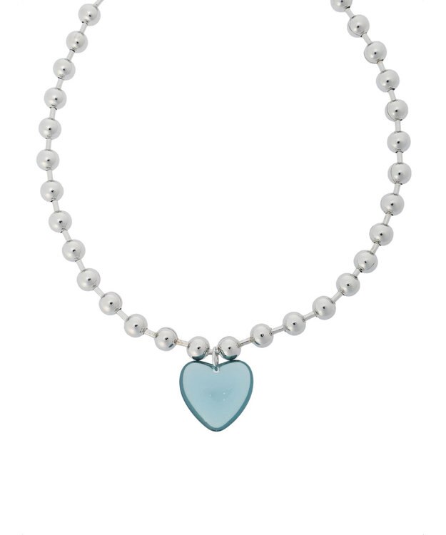 Green Parks ・ＨＡＬＦ　ＴＩＭＥ　クリアハートチェーンネックレス