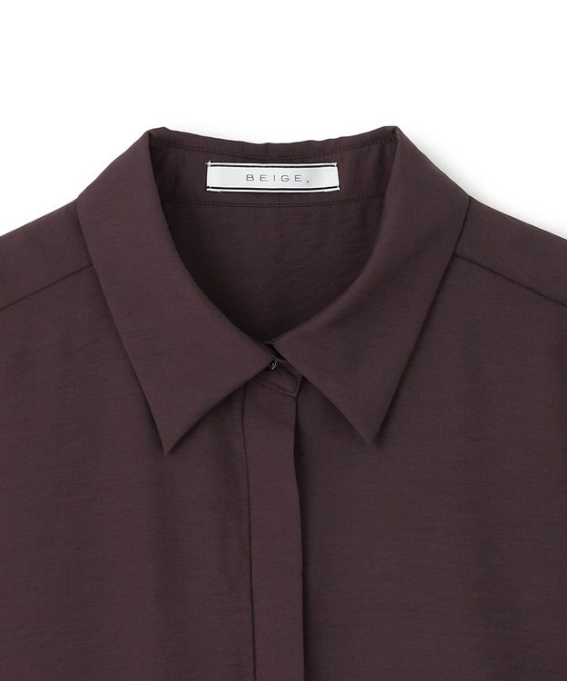 BEIGE， 【洗える】SERBES / ノースリーブブラウス Bordeaux×Cream