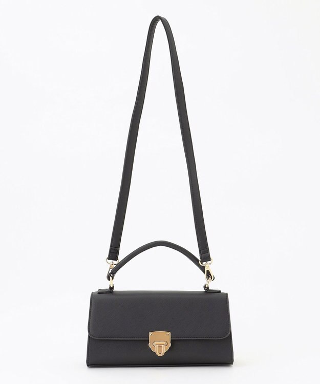 ANY SIS 【2WAY】メタルバックルワンショルダー バッグ ブラック