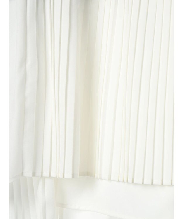 earth music&ecology プリーツヘムドッキングチュニック Blue Gray