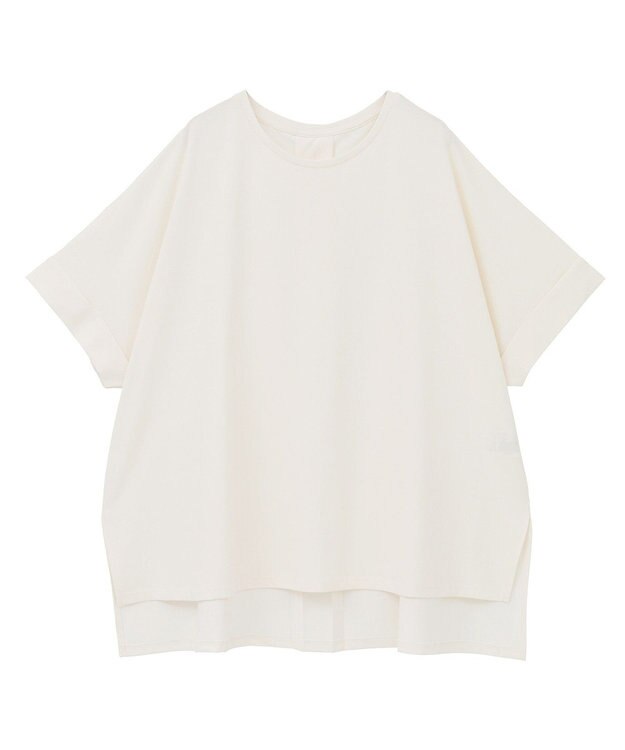 AMERICAN HOLIC 接触冷感バックタックプルオーバー Ivory