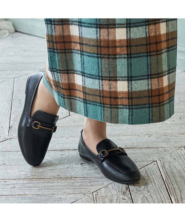 ing <ing>【WEB限定】【レイン対応】ビットローファー ブラック