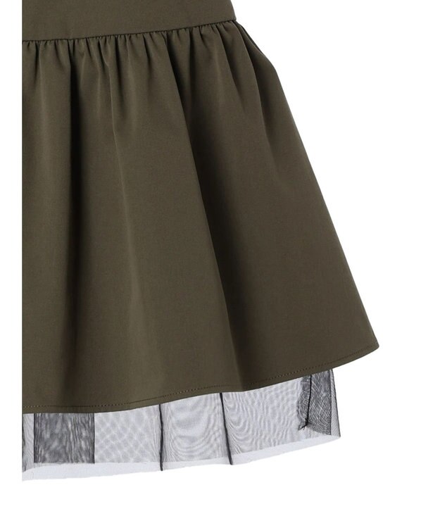 AMERICAN HOLIC チュールレイヤードキャミ Khaki