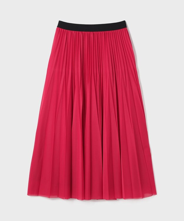 GRACE CONTINENTAL トリコットプリーツスカート レッド
