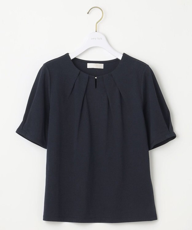 ANY SIS 【吸水速乾・UVケア・接触冷感】コンフォートジャージー カットソー ネイビー