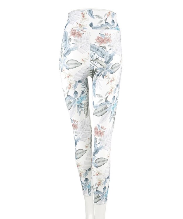 San-ai Resort（三愛水着楽園） 【水陸両用】　プリントレギンス　M・L　【Reir（レイール）】 ネイビー