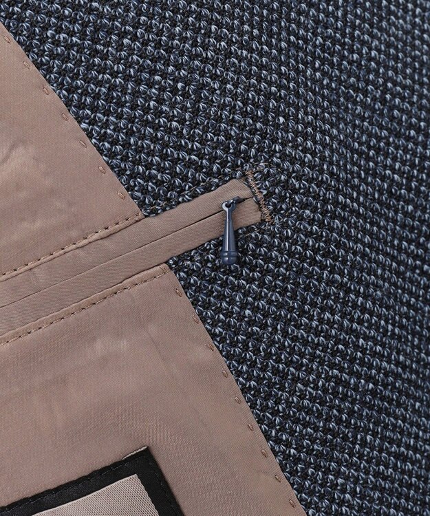 GOTAIRIKU 【カーディガンジャケット】ブリスターバーズアイ ニットジャケット ダルブルー系8