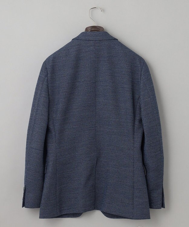 GOTAIRIKU 【カーディガンジャケット】ブリスターバーズアイ ニットジャケット ダルブルー系8