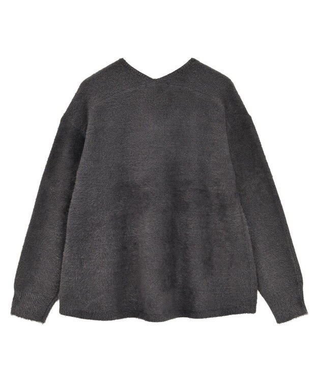 AMERICAN HOLIC Ｖネックフェアリーニットプルオーバー Charcoal Gray