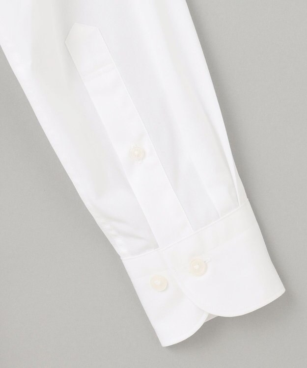 GOTAIRIKU 【形態安定】PREMIUMPLEATS_スナップダウン 通年ドレスシャツ ホワイト系