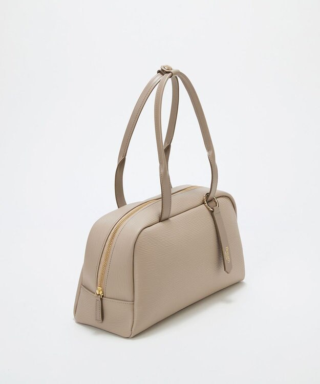 TOPKAPI 【Breath TOPKAPI】RIPPLE リプル ワイド ボストンバッグ チャーム付き ライトトープ