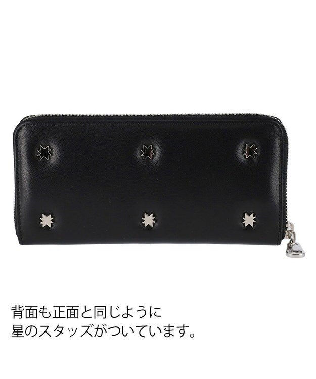tsumori chisato CARRY スター ラウンドファスナー長財布 ブラック