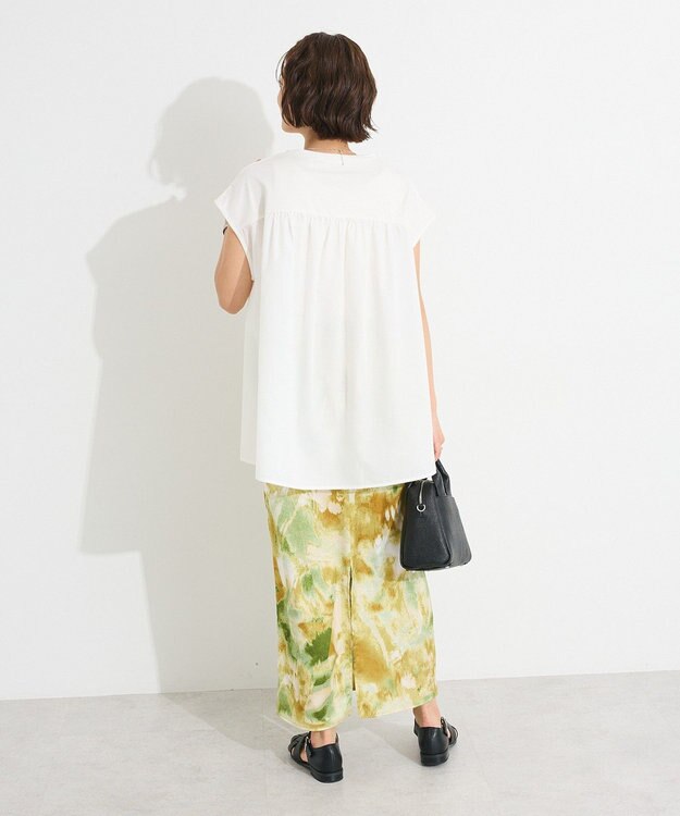 CRAFT STANDARD BOUTIQUE バックフレアバルーンカットソー White