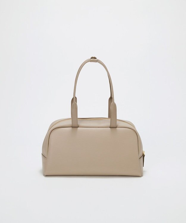 TOPKAPI 【Breath TOPKAPI】RIPPLE リプル ワイド ボストンバッグ チャーム付き ライトトープ