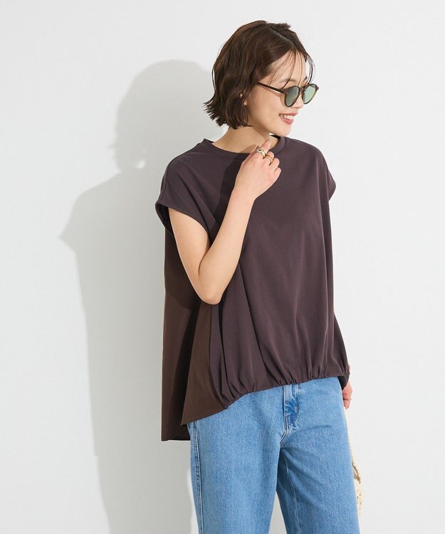 CRAFT STANDARD BOUTIQUE バックフレアバルーンカットソー Brown