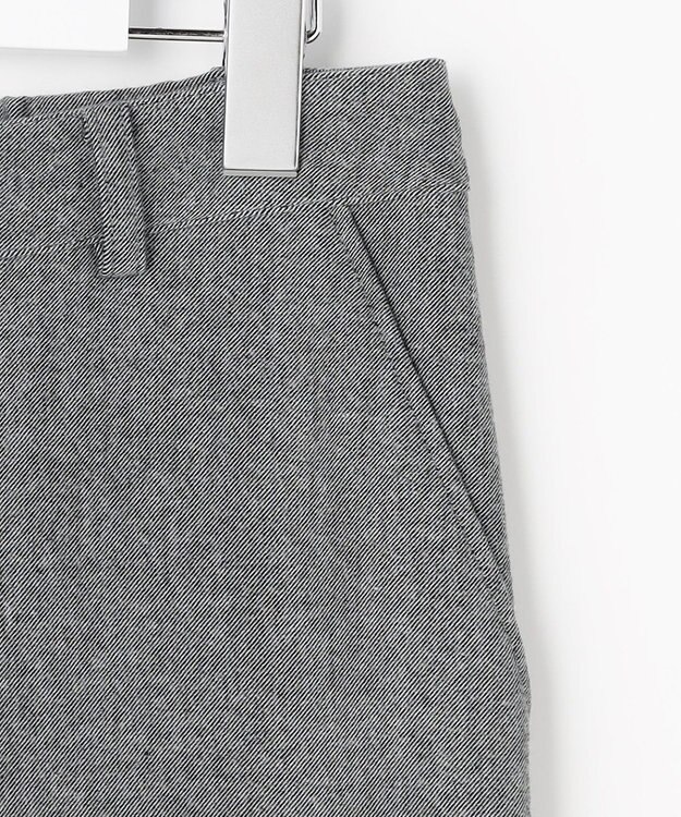 J.PRESS LADIES L チェルビック セミワイド パンツ グレー系