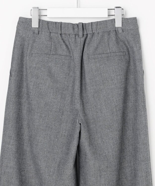 J.PRESS LADIES L チェルビック セミワイド パンツ グレー系