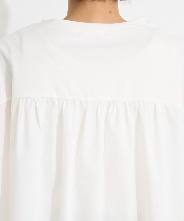 CRAFT STANDARD BOUTIQUE バックフレアバルーンカットソー White