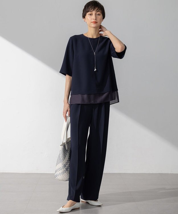 23区 メッシュ トートバッグ シルバー系