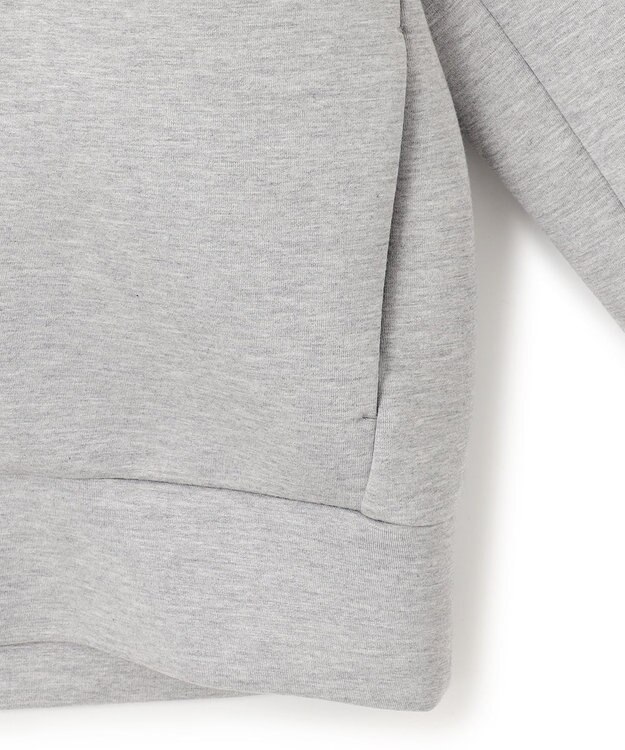 ICB 【洗える】 ビスコースエアーボンディング ジップアップフーディ ライトグレー系