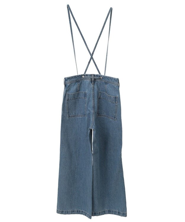 CRAFT STANDARD BOUTIQUE 2WAYサロペットデニムパンツ Light Indigo