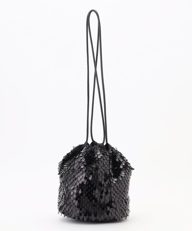 ICB スパンコールバッグ ブラック