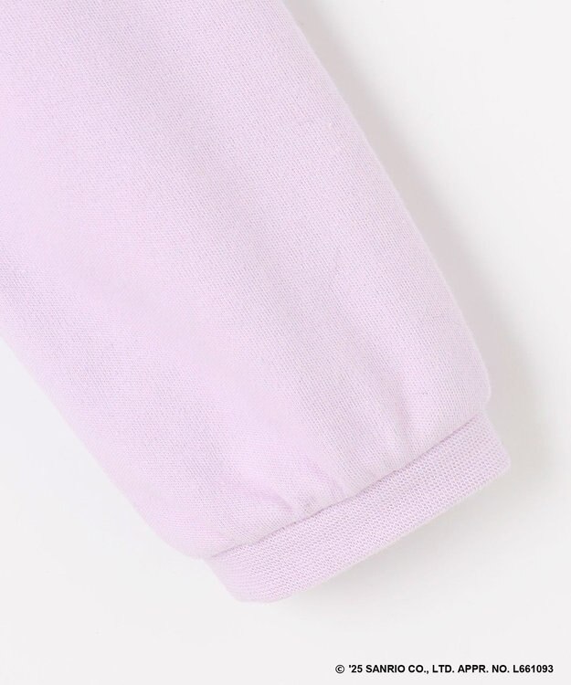 ANY KIDS 【マイメロディ＆クロミ×ANY KIDS】長袖Tシャツ ラベンダー×クロミ