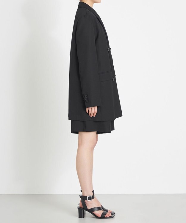 NAVE ウールポリエステルツイル ジャケット ブラック系