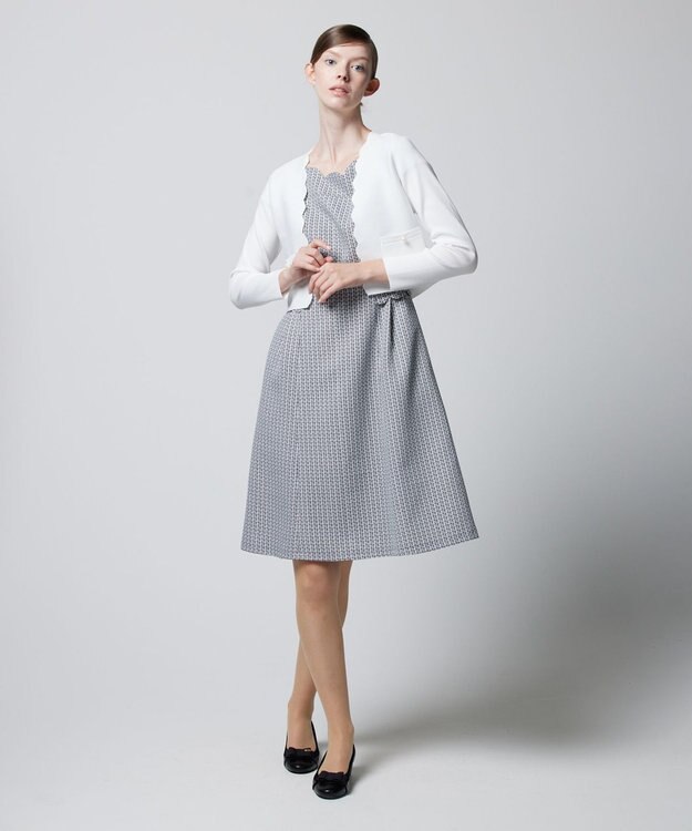 TOCCA 【洗える！】SHEEP CLOUDS ドレス オフ×ブラック系3