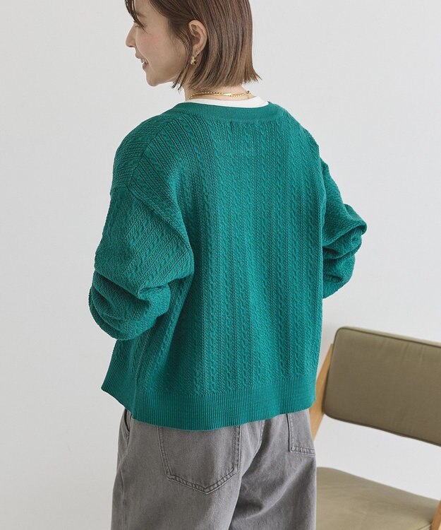 AMERICAN HOLIC 【BEVERLY HILLS POLO CLUB】ニットカーディガン Green