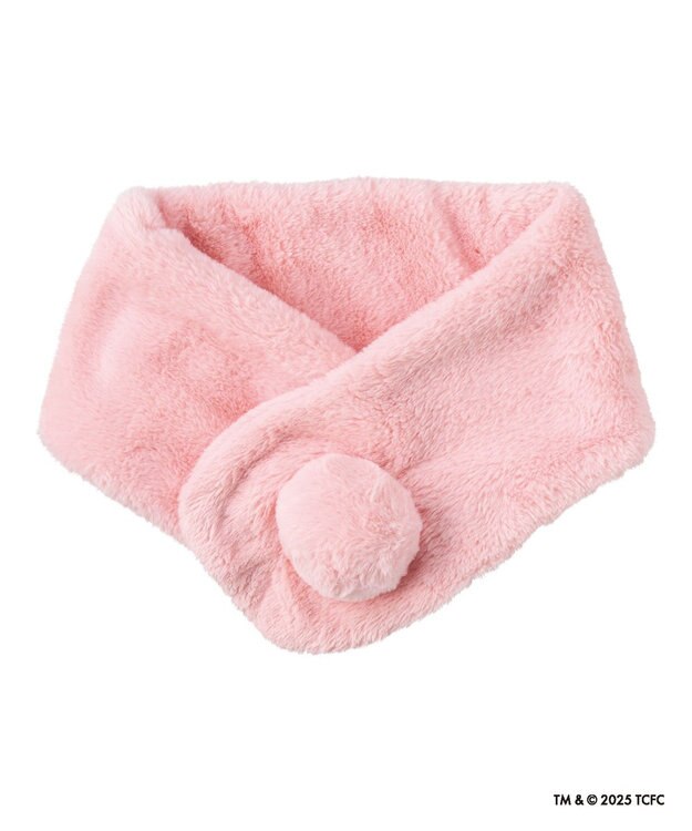MOONBAT Care Bears(ケアベア) フェイクファーマフラー 手洗い可能 ペールピンク