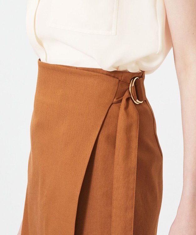 BEIGE， 【S-size】IVY / ラップスカート Ocre
