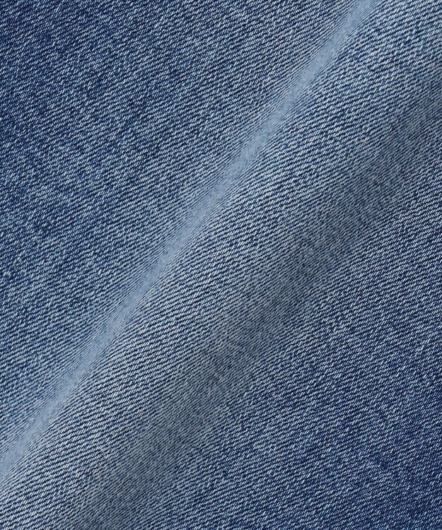 ICB 【WEB限定】【ICB×tamachan_style コラボ】スタイルアップ ワイドデニム ライトインディゴ系