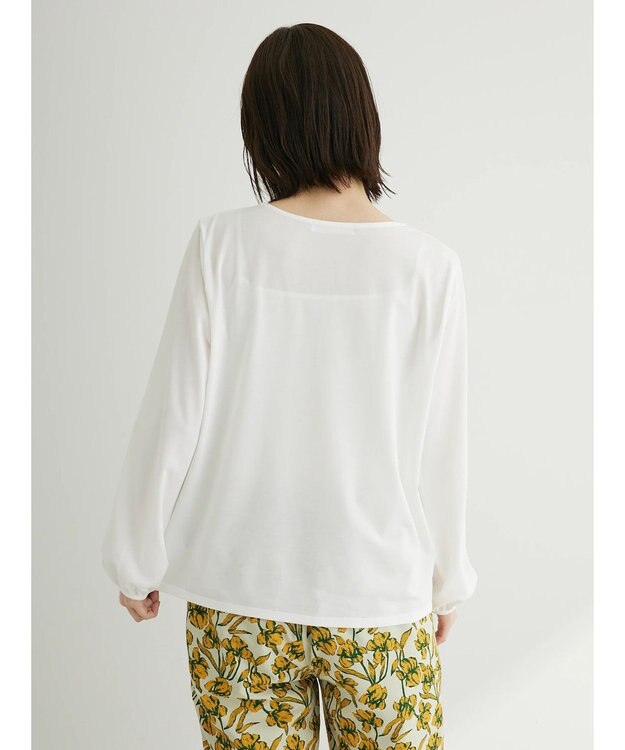 Green Parks ランダムタックブラウソー Off White