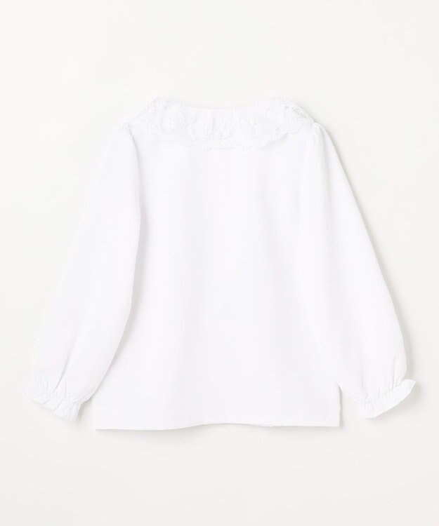 ANY KIDS 襟レース ブラウス ホワイト