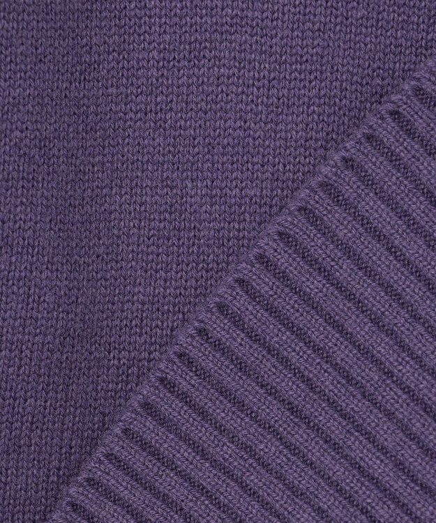 NAVE ウールカシミヤ ハイネック ライラック系