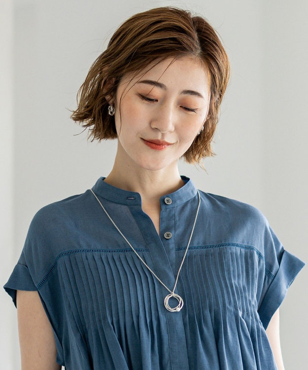 23区 ナローリングトップ ネックレス シルバー系