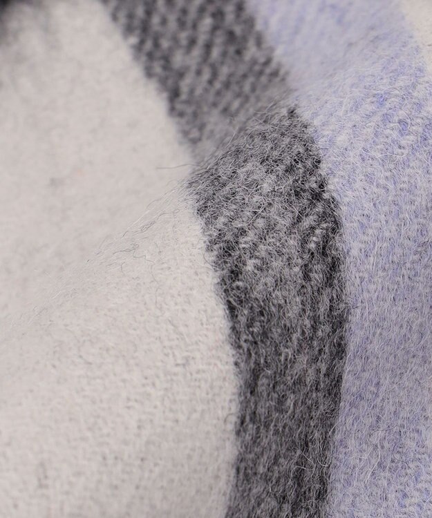 GOTAIRIKU カシミヤ混マフラー ライトグレー系4