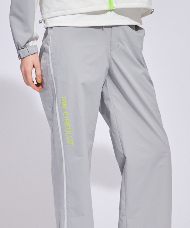 PW CIRCULUS 【花粉がつきにくい】【WOMEN】セミワイドパンツ ゴルフウェア レディース グレー系