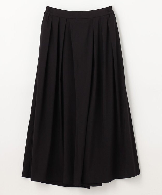 ANY L 【洗濯機可能/接触冷感/UVケア/イージーケア/ウエストゴム】清涼リラックススカーチョ ブラック