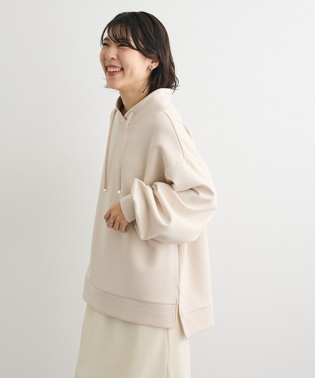 Green Parks ダンボール抜け衿プルオーバー Light Beige