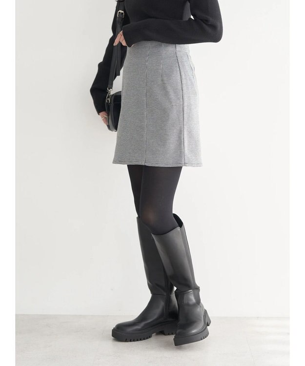 earth music&ecology ミニスカート Hounds Tooth