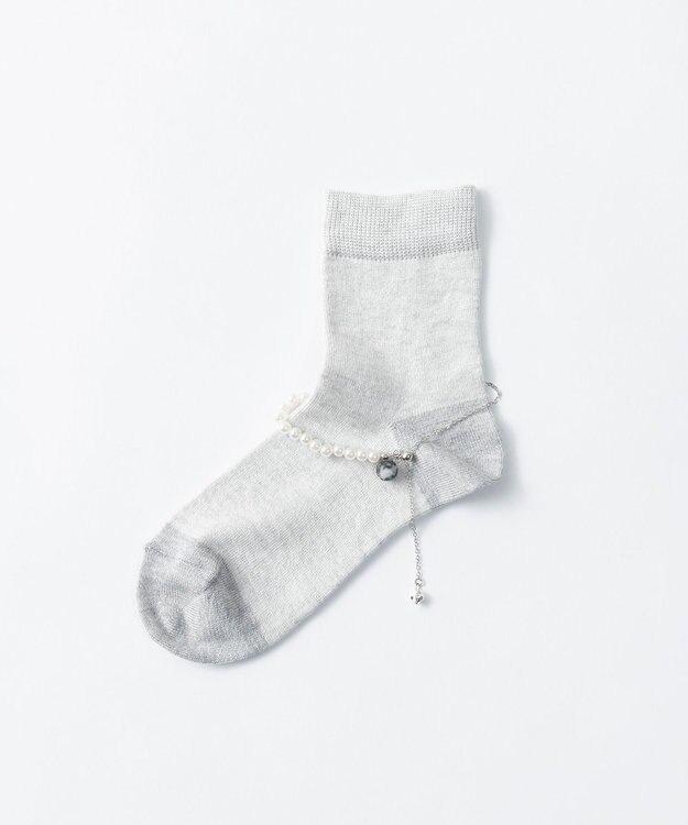 TRICOTE アンクレット付きベーシックソックス 94L.GRAY