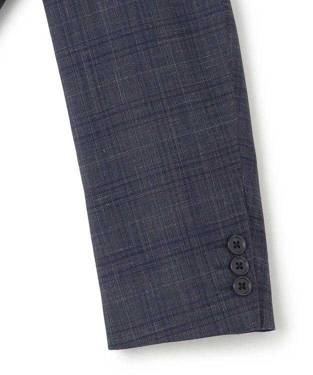 J.PRESS MEN 【WEB・一部店舗限定】ウールリネンチェック ジャケット ネイビー系4
